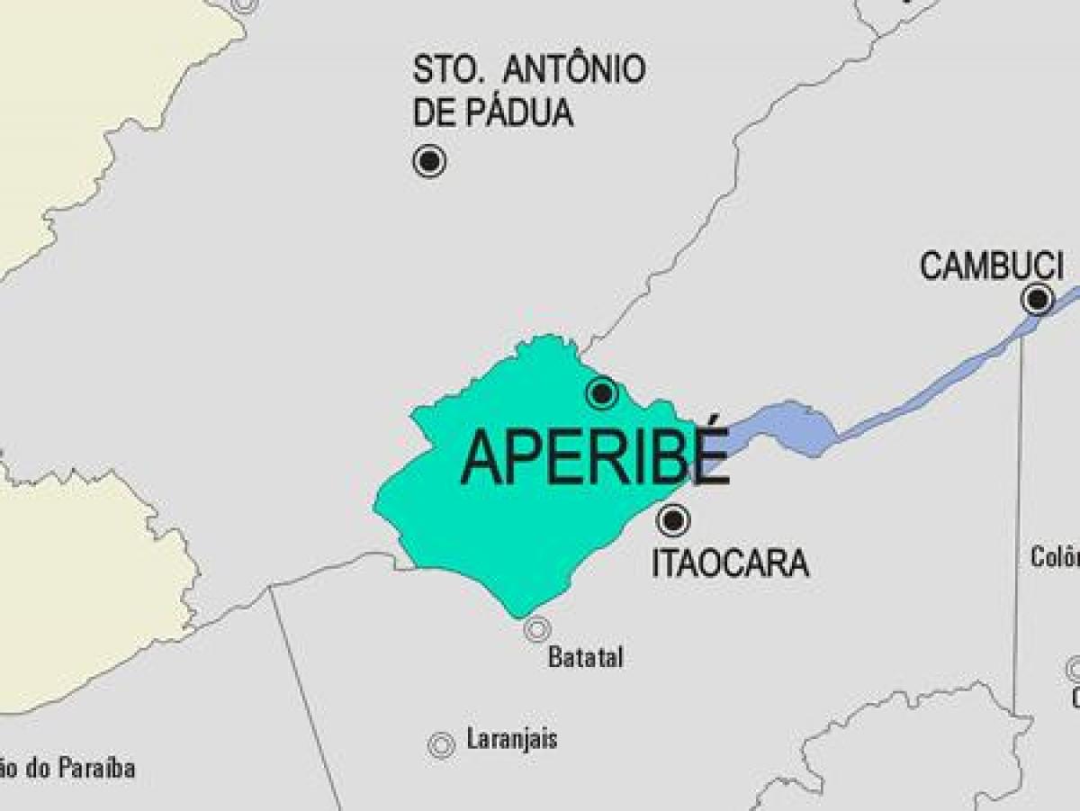 Harta e komunës Aperibé