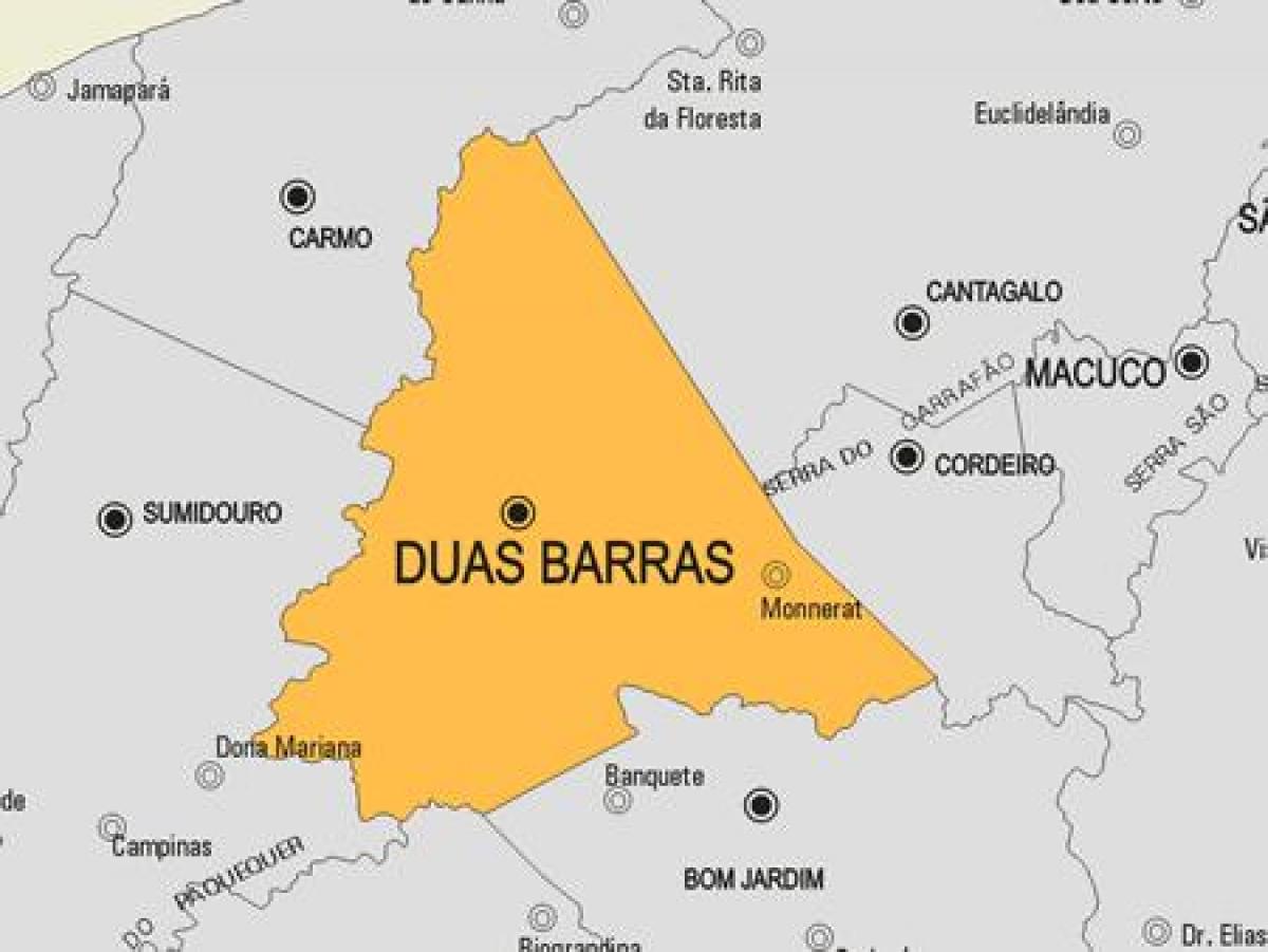Harta e Duas Barras komunës