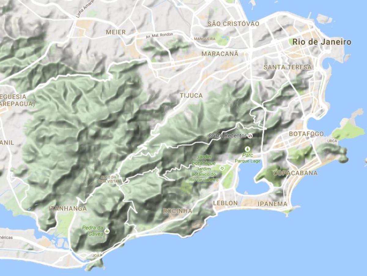 Harta e ndihmës Rio de Janeiro