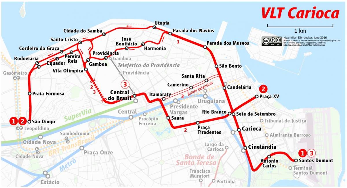 Harta e VLT Rio de Janeiro