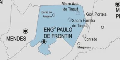 Harta e Engenheiro Paulo de Frontin komunës