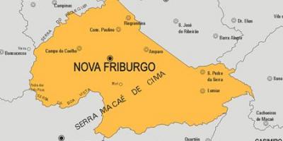Harta e Nova Friburgo komunës