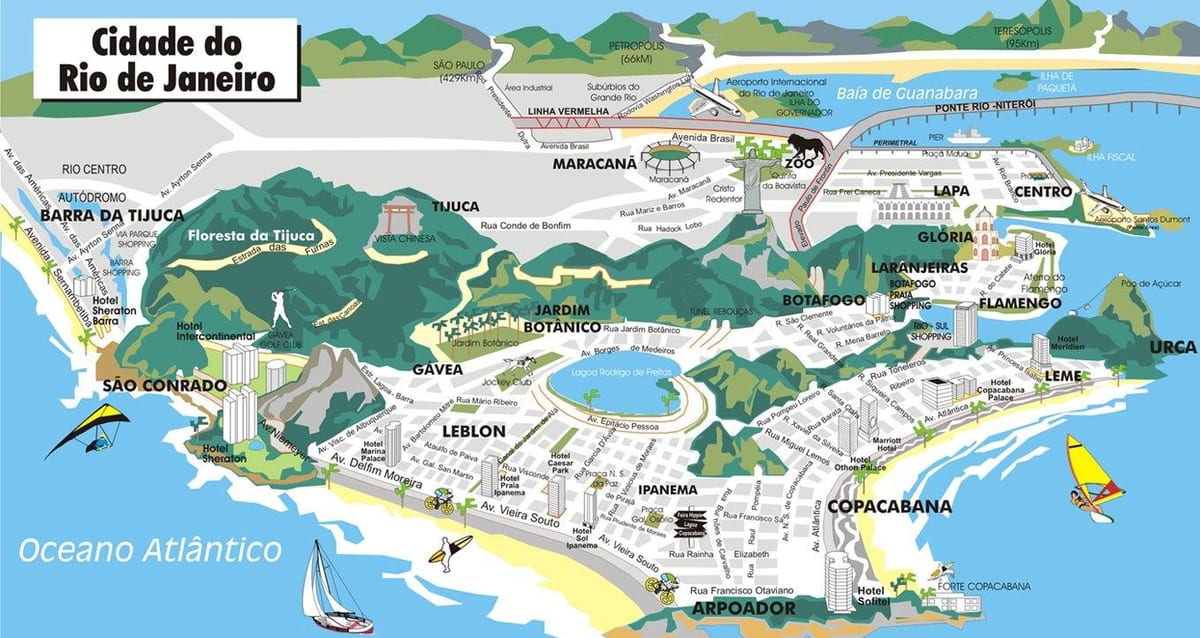 Harta e 3d Rio de Janeiro