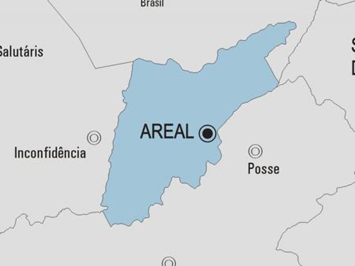 Harta e komunës Areal