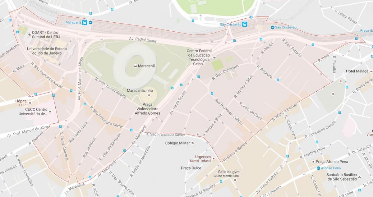 Harta e bairro Maracanã