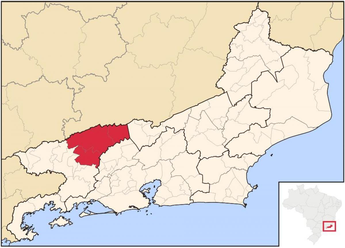 Harta e Barra të bëjë Piraí