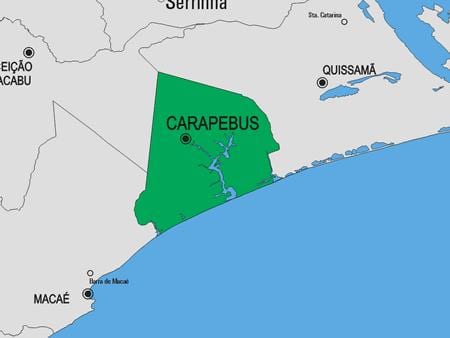 Harta e Campos dos Goytacazes komunës
