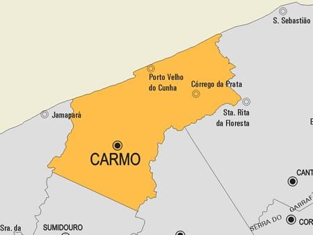 Harta e Cardoso Moreira komunës