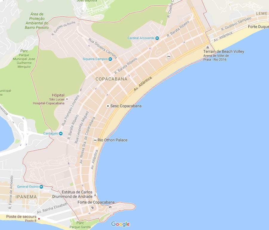 Harta e Copacabana