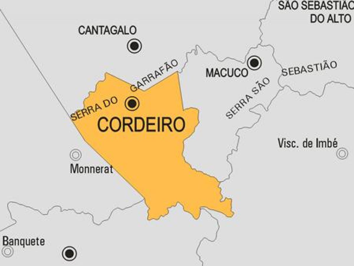 Harta e komunës Cordeiro