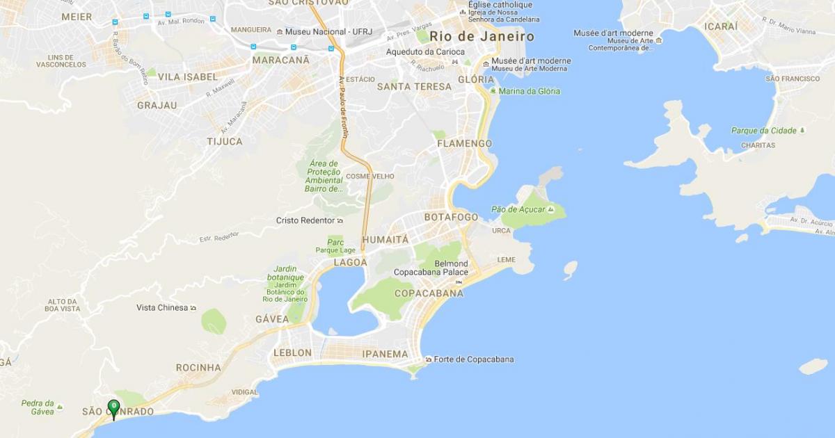 Harta e plazhit të San Conrado
