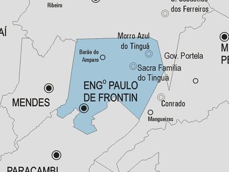 Harta e Engenheiro Paulo de Frontin komunës