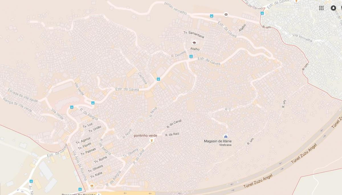 Harta e favela Rocinha