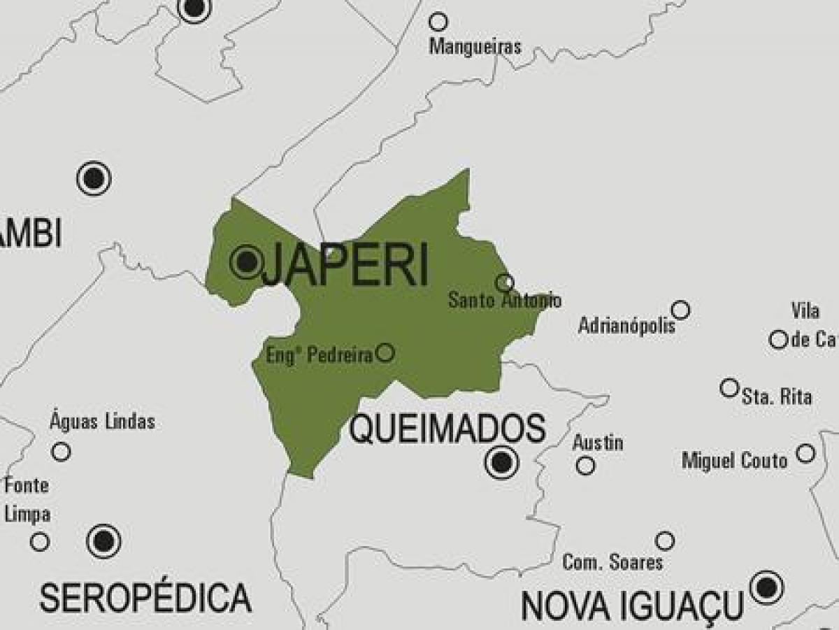 Harta e komunës Japeri