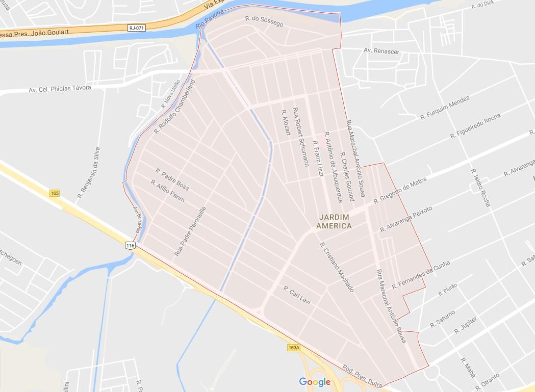Harta e Jardim Amerikën