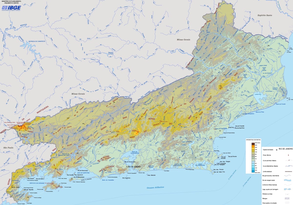 Harta e ndihmës shtetërore të Rio de Janeiro
