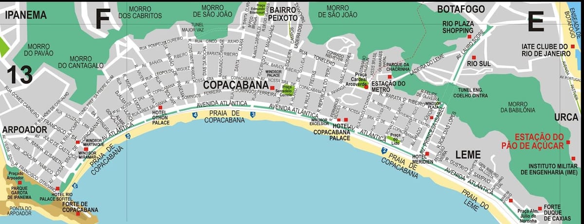 Harta e Leme plazh