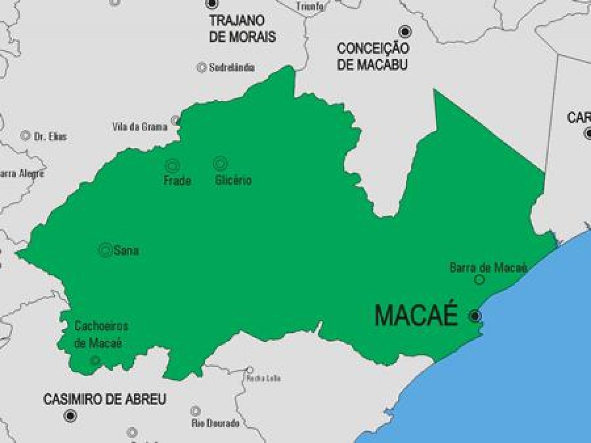 Harta e komunës Macaé