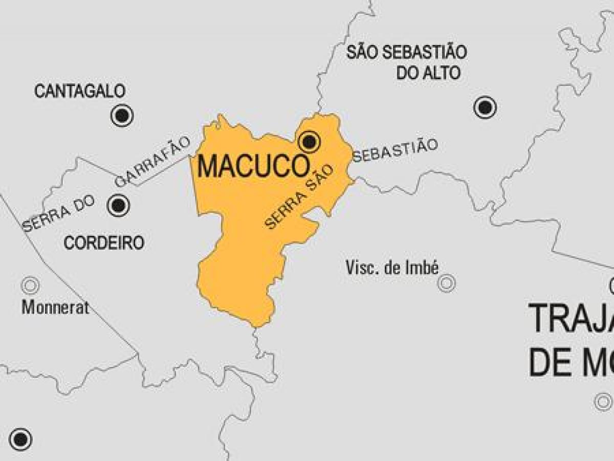 Harta e komunës Macuco