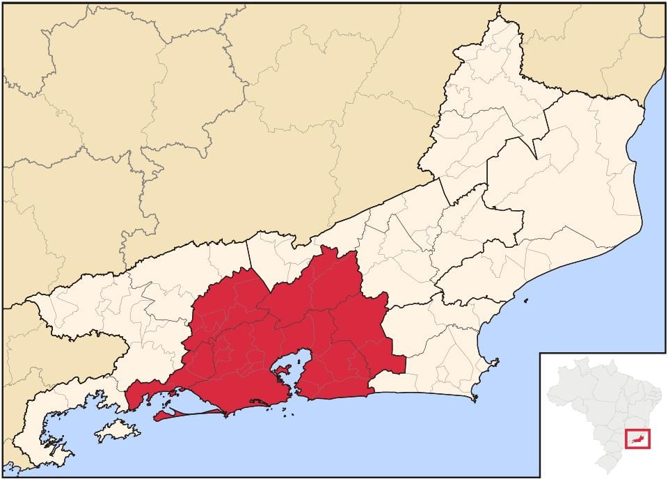 Harta e Metropolitana a Rio de Janeiro