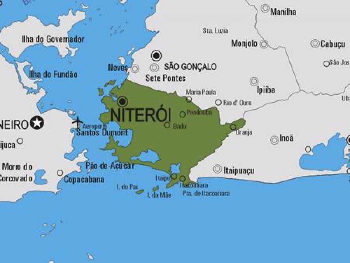 Harta e komunës Niterói