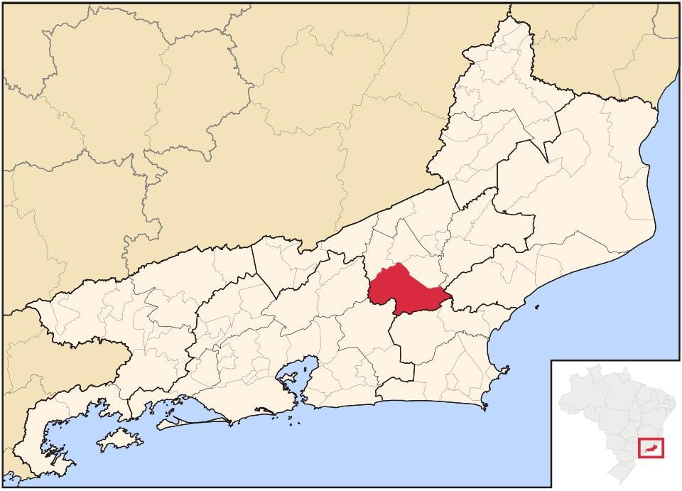Harta e Nova Friburgo