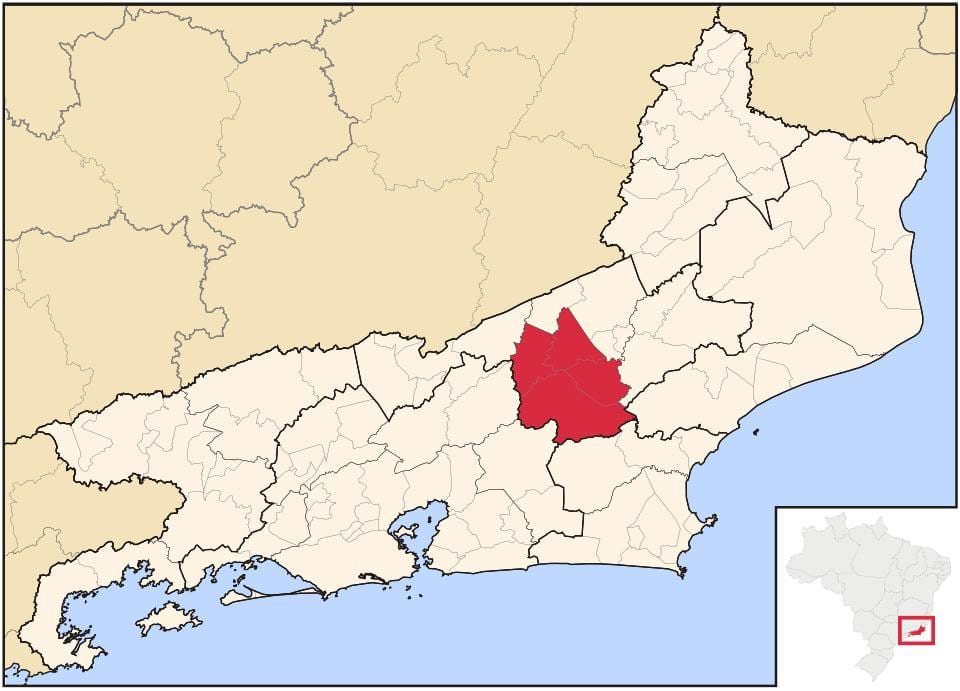 Harta e Nova Friburgo