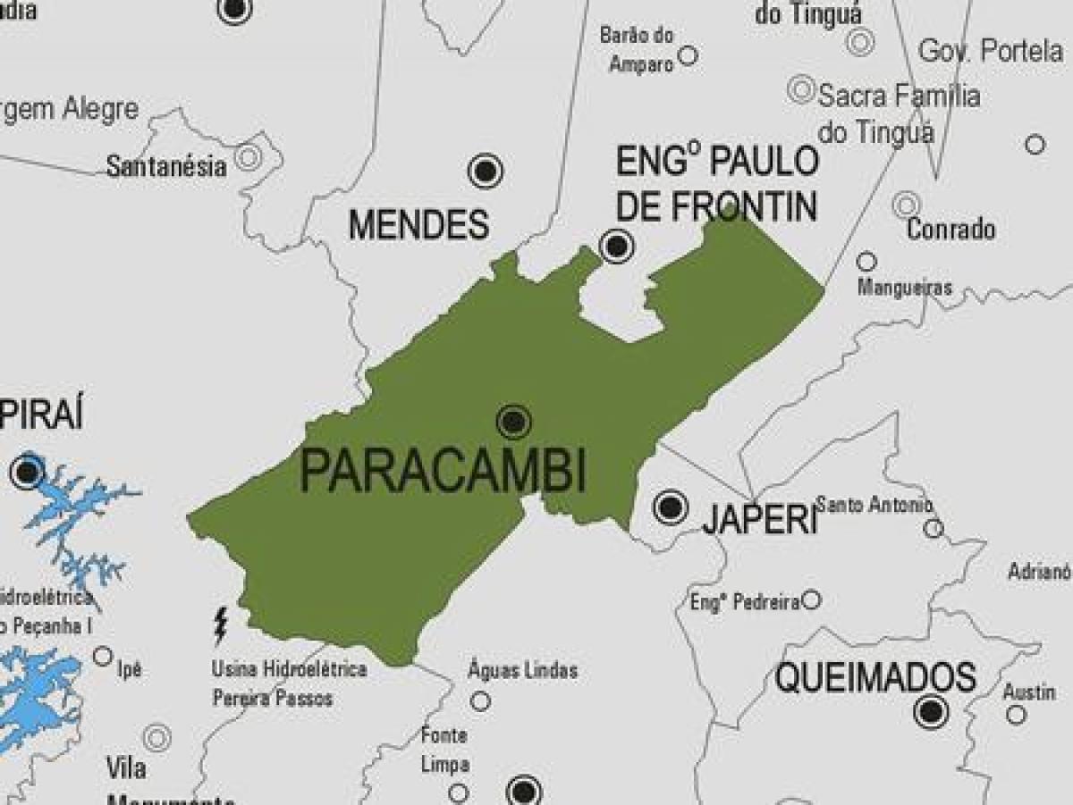 Harta e komunës Paracambi