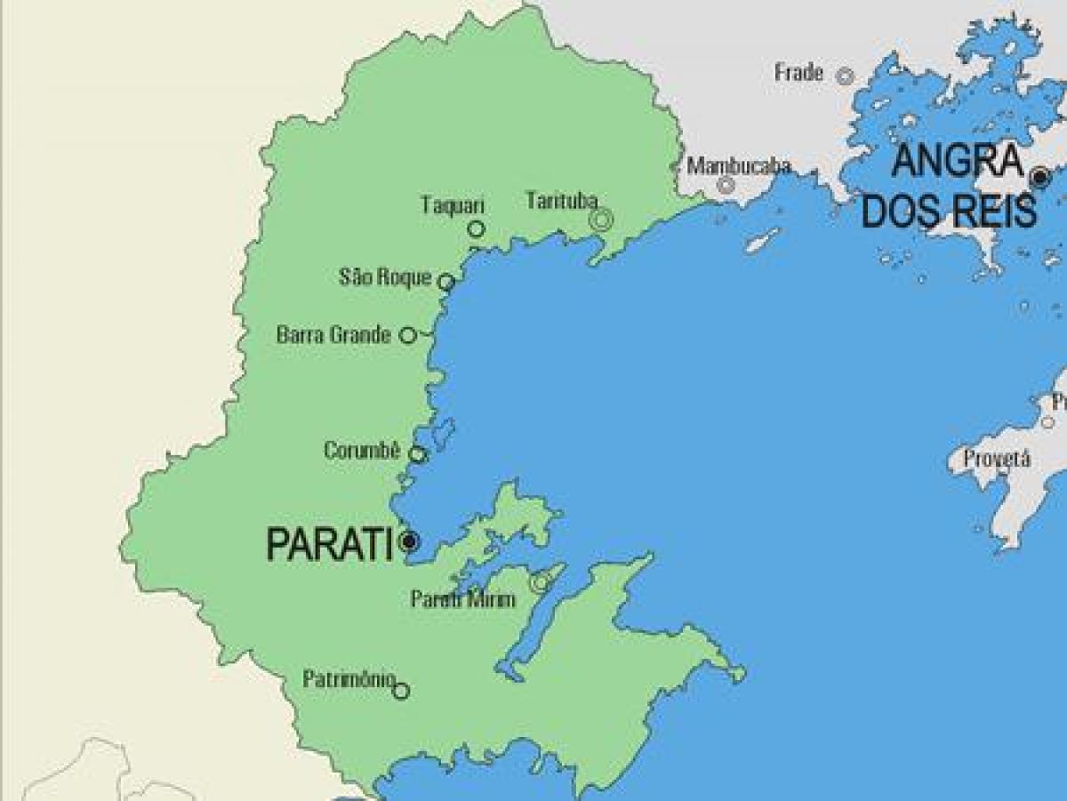 Harta e komunës Parati