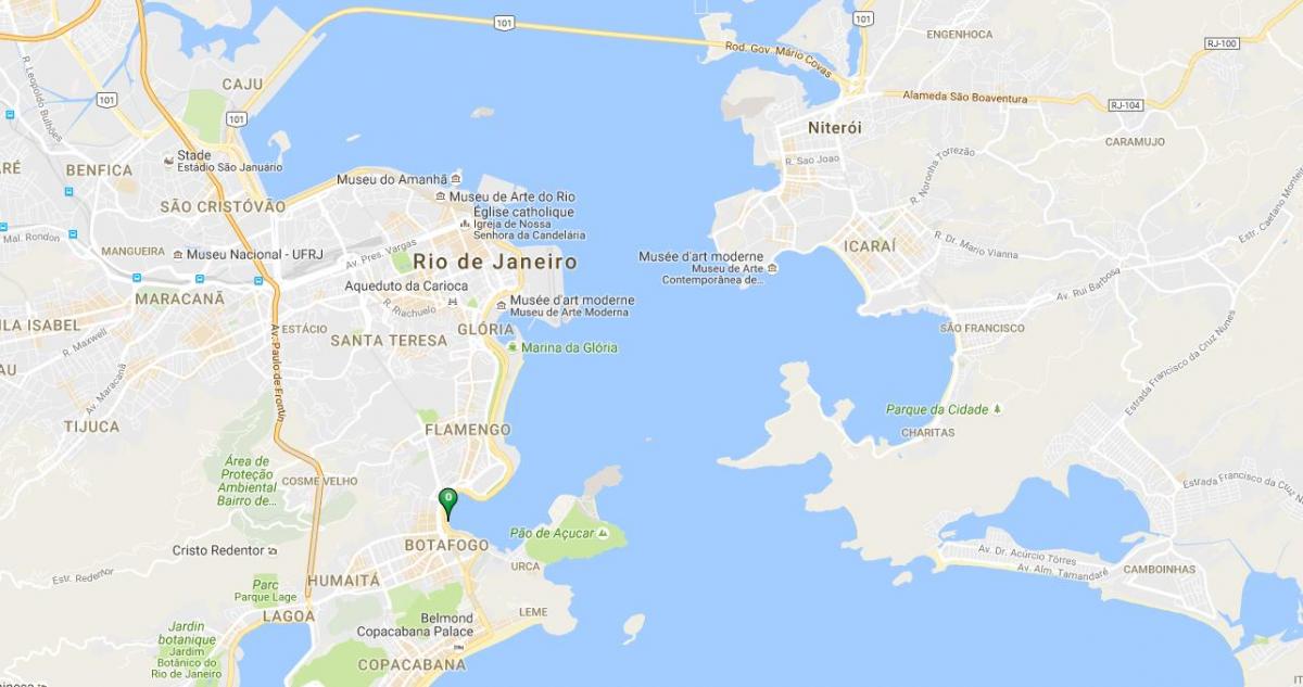 Harta e plazhit Botafogo