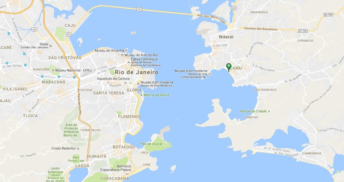 Harta e plazhit Icaraí