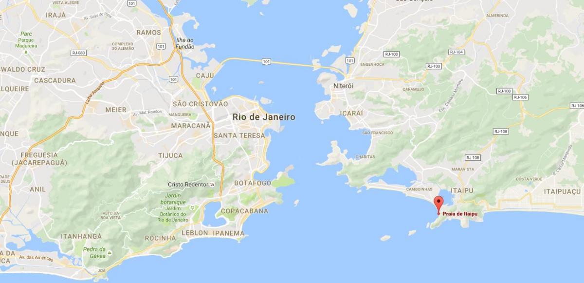 Harta e plazhit Itaipú