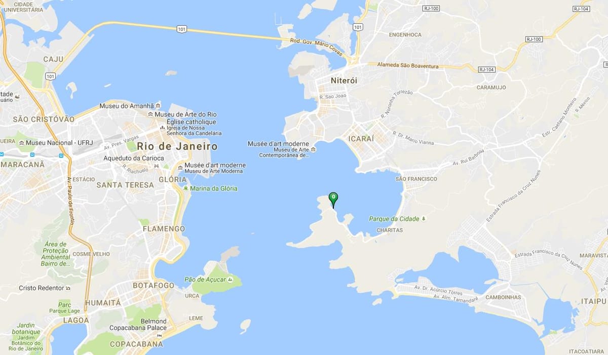 Harta e plazhit Jurujuba