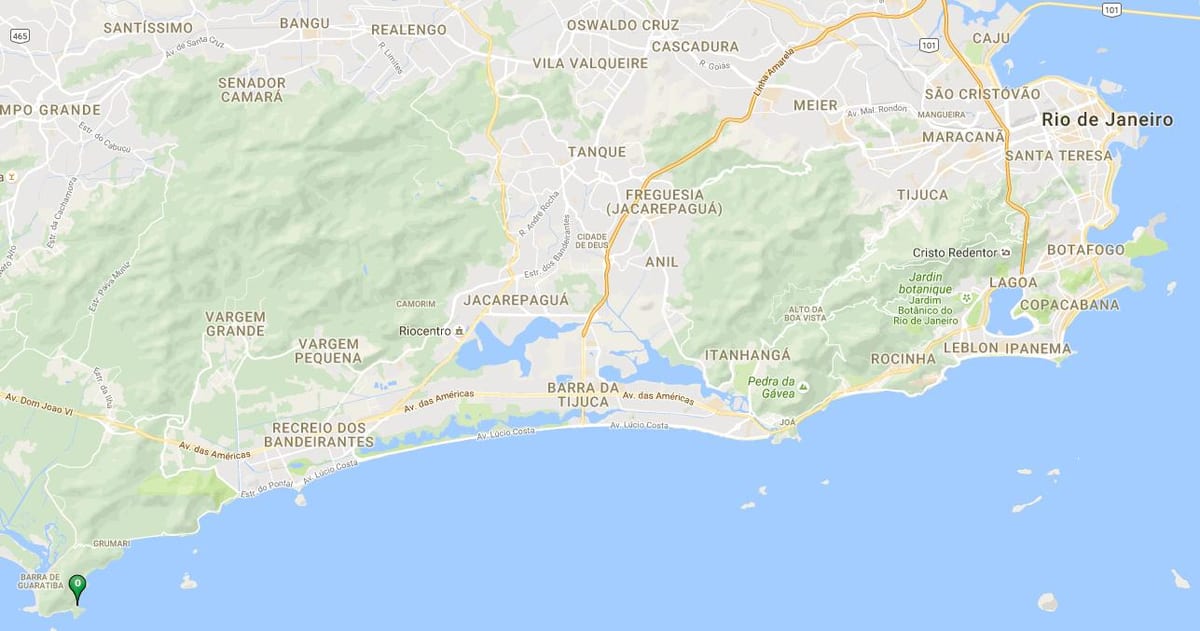 Harta e plazhit Perigoso