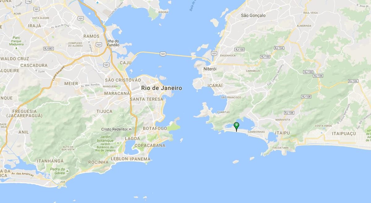 Harta e plazhit Piratininga
