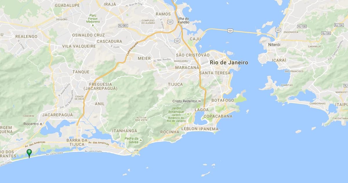 Harta e plazhit Reserva