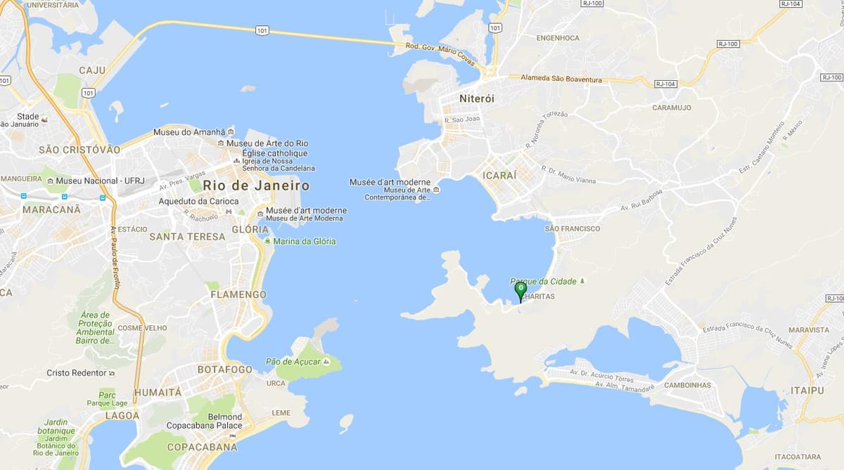 Harta e plazhit Samanguaia