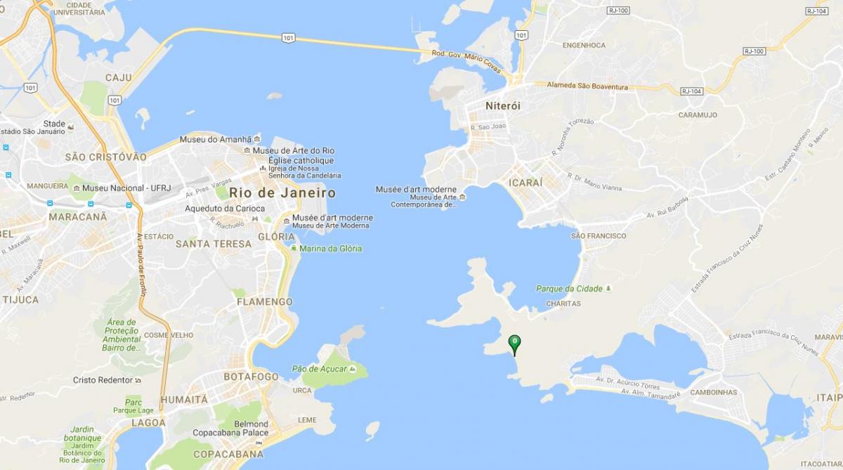 Harta e plazhit Forte Imbuí