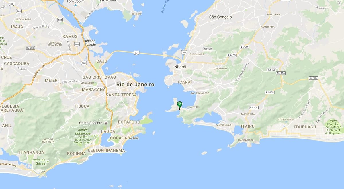 Harta e plazhit Forte Rio Branco
