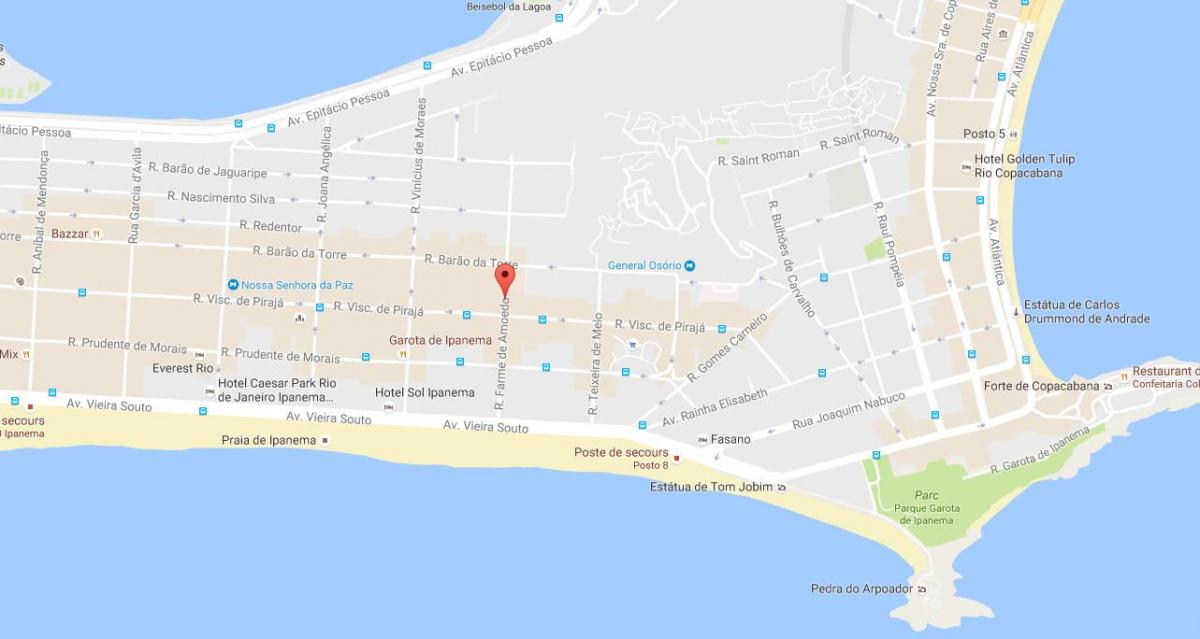 Harta e quartier gay Rio de Janeiro