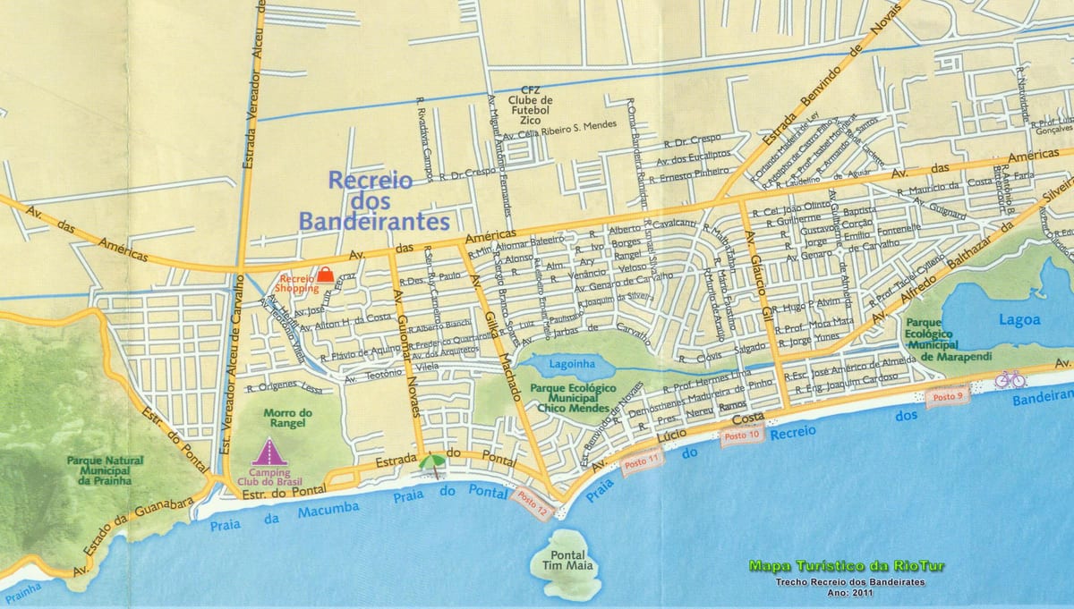 Harta e Recreio plazh
