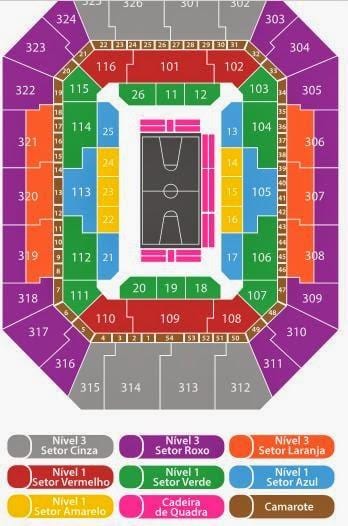 Harta e Rio Arena