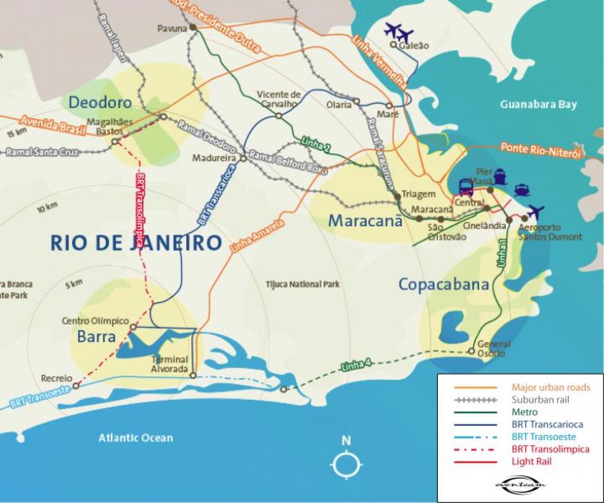 Harta e Rio de Janeiro aeroporte