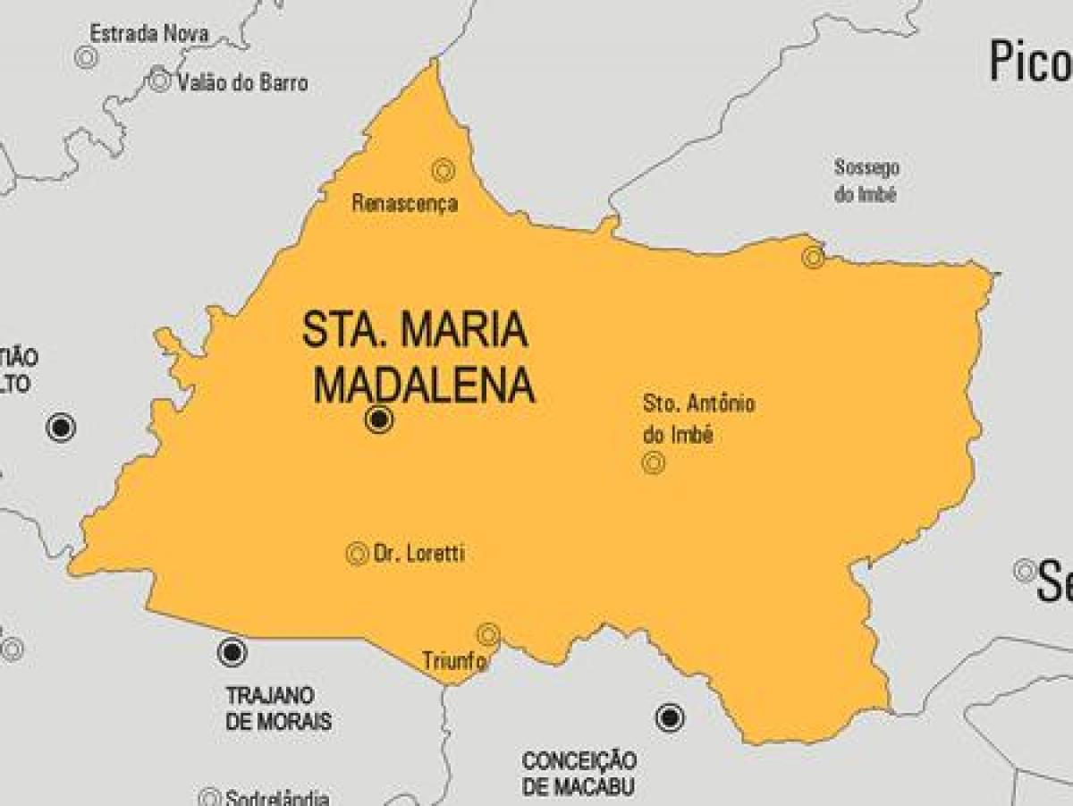 Harta e Santa Maria Madalena komunës