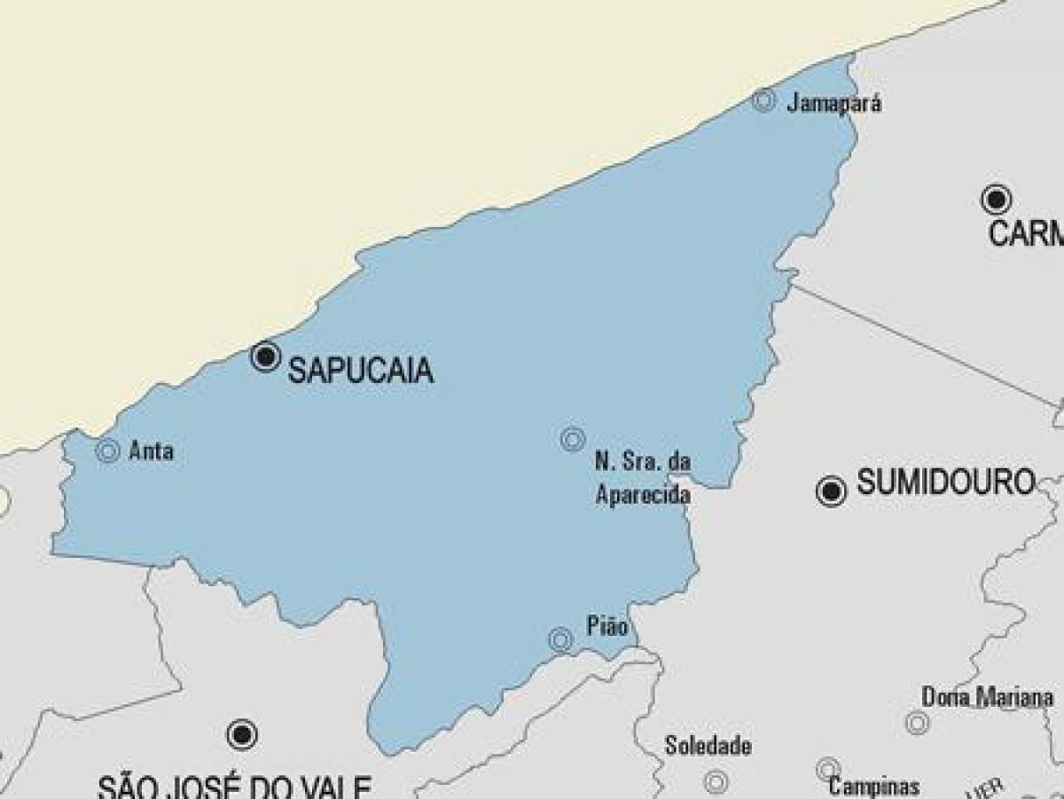 Harta e komunës Sapucaia