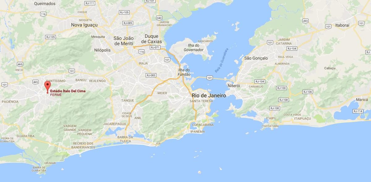 Harta e stadiumit Ítalo del Cima