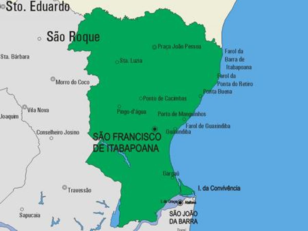 Harta e São Fidélis komunës