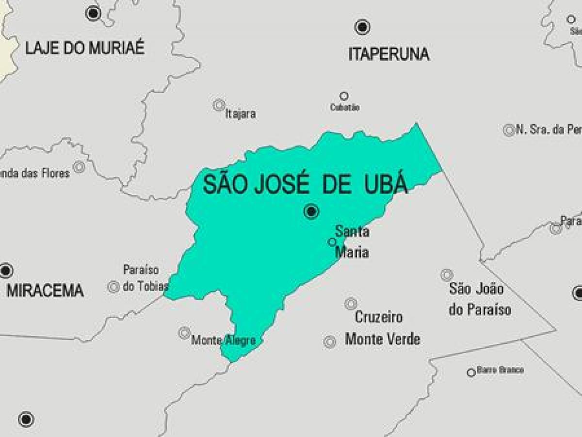 Harta e São José de Ubá komunës