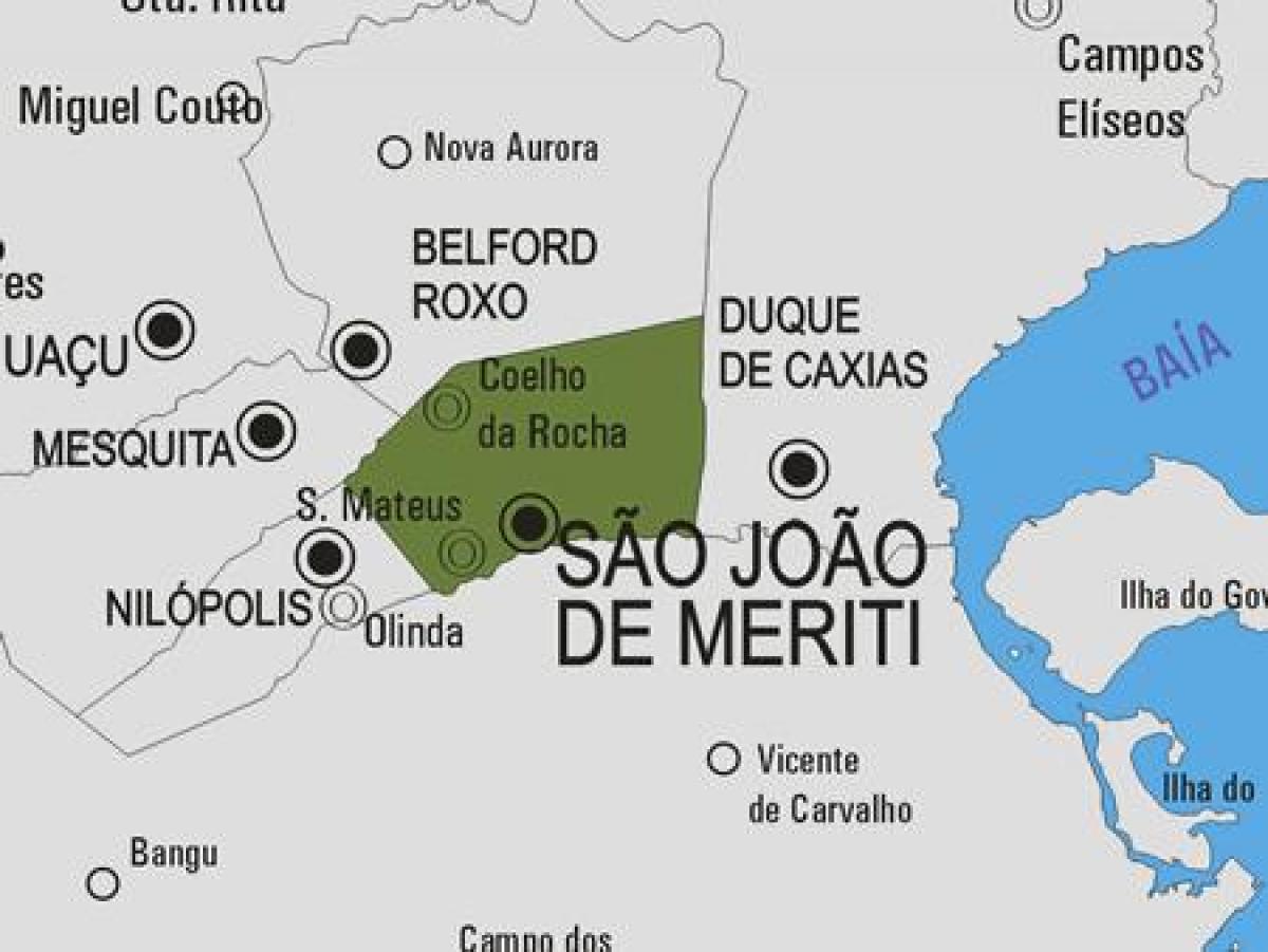 Harta e São João de Meriti komunës
