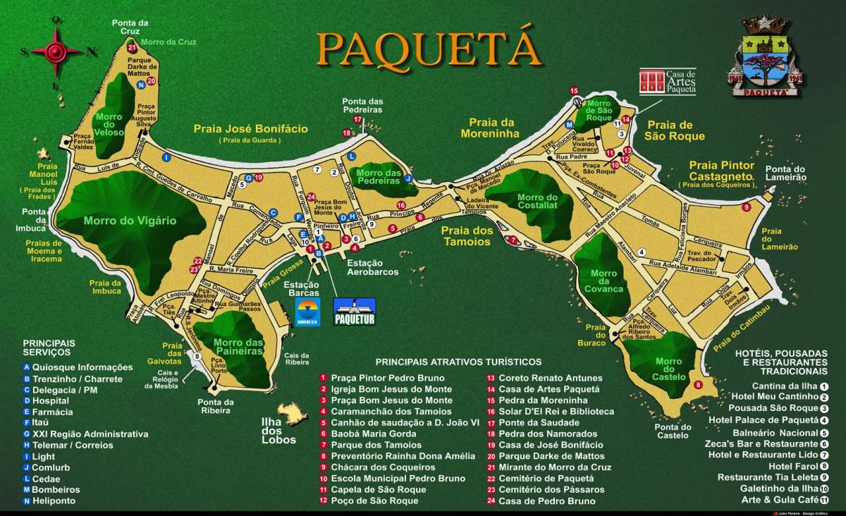 Harta e Île-de Paquetá